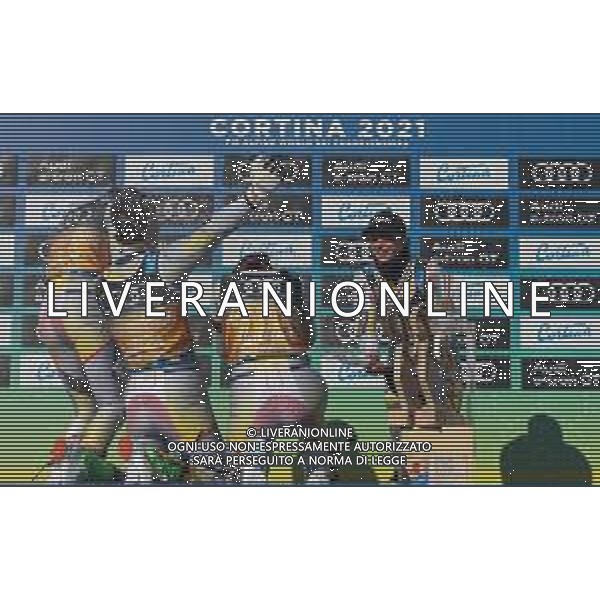 Sergio Bisi/LM - 2021 FIS Alpine World SKI Championships - Alpine Team Parallel - alpine ski race 17 February 2021 - Rumerlo, cortina d\';ampezzo (bl), Italy Photo showing: Norway Gold Meldal @LM/Sergio Bisi AG ALDO LIVERANI SAS