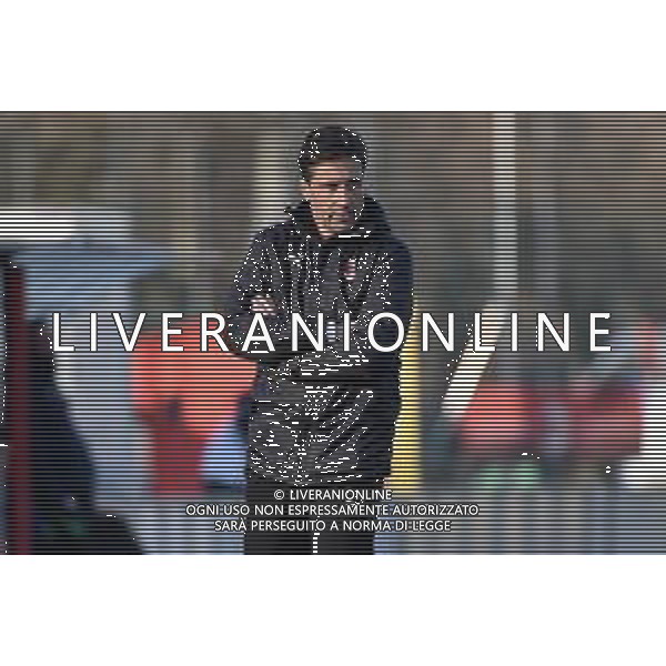 © TVRG Federico Giunti allenatore Milan Milan vs Inter Campionato Primavera 1 TIM - 10a giornata Milano 17-02-2021 centro sportivo Peppino Vismara foto Roberto Garavaglia/ag. Aldo Liverani sas