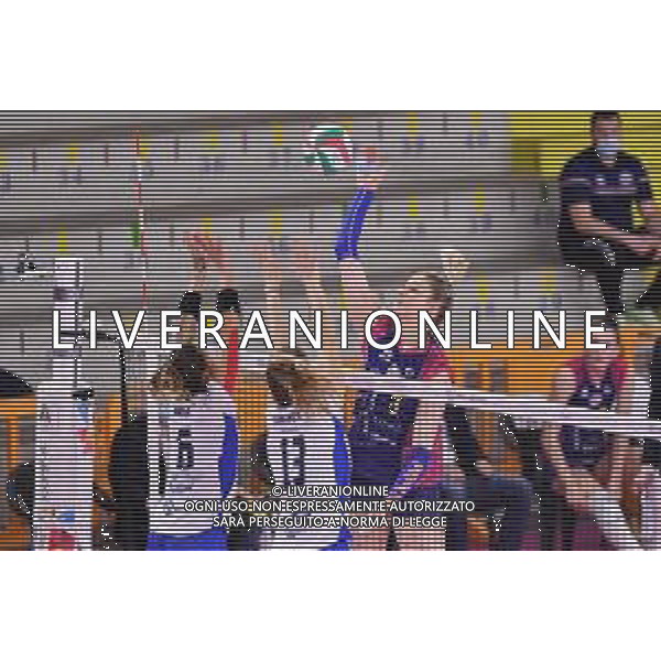 Lisa Guglielmi/LM - Savino Del Bene Scandicci vs Zanetti Bergamo - Volleyball Italian Serie A1 Women match 2020/2021 17 February 2021 - PalaRialdoli, scandicci, Italy Photo showing: Magdalena Stysiak (Savino Del Bene Scandicci) @LM/Lisa Guglielmi/AGENZIA ALDO LIVERANI SAS