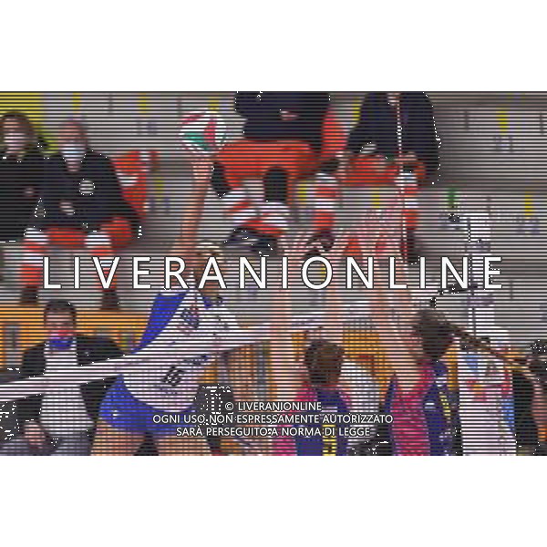 Lisa Guglielmi/LM - Savino Del Bene Scandicci vs Zanetti Bergamo - Volleyball Italian Serie A1 Women match 2020/2021 17 February 2021 - PalaRialdoli, scandicci, Italy Photo showing: Khalia Lanier (Zanetti Bergamo) @LM/Lisa Guglielmi/AGENZIA ALDO LIVERANI SAS