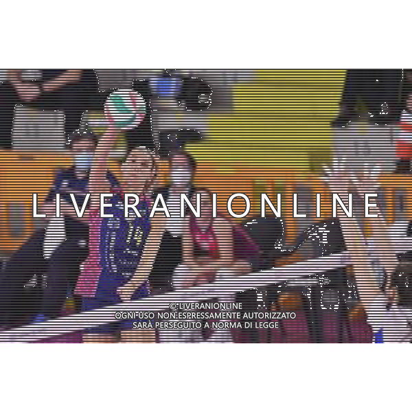 Lisa Guglielmi/LM - Savino Del Bene Scandicci vs Zanetti Bergamo - Volleyball Italian Serie A1 Women match 2020/2021 17 February 2021 - PalaRialdoli, scandicci, Italy Photo showing: Elitsa Vasileva (Savino Del Bene Scandicci) @LM/Lisa Guglielmi/AGENZIA ALDO LIVERANI SAS
