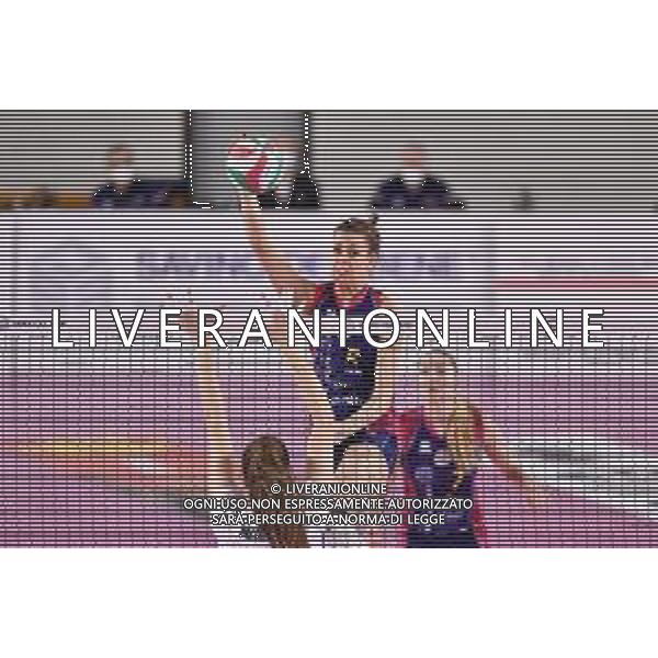 Lisa Guglielmi/LM - Savino Del Bene Scandicci vs Zanetti Bergamo - Volleyball Italian Serie A1 Women match 2020/2021 17 February 2021 - PalaRialdoli, scandicci, Italy Photo showing: Mina Popovic (Savino Del Bene Scandicci) @LM/Lisa Guglielmi/AGENZIA ALDO LIVERANI SAS