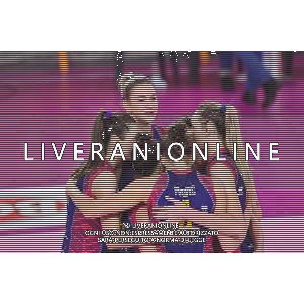 Lisa Guglielmi/LM - Savino Del Bene Scandicci vs Zanetti Bergamo - Volleyball Italian Serie A1 Women match 2020/2021 17 February 2021 - PalaRialdoli, scandicci, Italy Photo showing: Happiness of Savino Del Bene Scandicci players @LM/Lisa Guglielmi/AGENZIA ALDO LIVERANI SAS