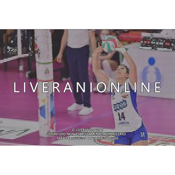 Lisa Guglielmi/LM - Savino Del Bene Scandicci vs Zanetti Bergamo - Volleyball Italian Serie A1 Women match 2020/2021 17 February 2021 - PalaRialdoli, scandicci, Italy Photo showing: Natalia Valentin (Zanetti Bergamo) @LM/Lisa Guglielmi/AGENZIA ALDO LIVERANI SAS