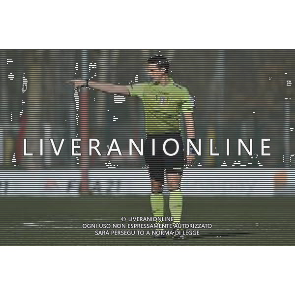 © TVRG l’arbitro Fabio Natilla di Molfetta (BA) Milan vs Inter Campionato Primavera 1 TIM - 10a giornata Milano 17-02-2021 centro sportivo Peppino Vismara foto Roberto Garavaglia/ag. Aldo Liverani sas