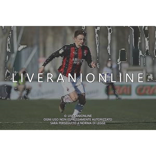 © TVRG Luca Stanga (Milan) Milan vs Inter Campionato Primavera 1 TIM - 10a giornata Milano 17-02-2021 centro sportivo Peppino Vismara foto Roberto Garavaglia/ag. Aldo Liverani sas