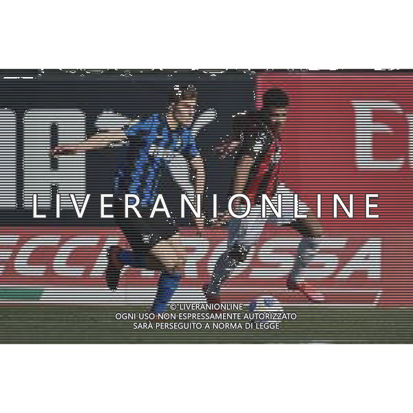 © TVRG Lorenzo Moretti (Inter) SX ed Emil Roback (Milan) DX Milan vs Inter Campionato Primavera 1 TIM - 10a giornata Milano 17-02-2021 centro sportivo Peppino Vismara foto Roberto Garavaglia/ag. Aldo Liverani sas