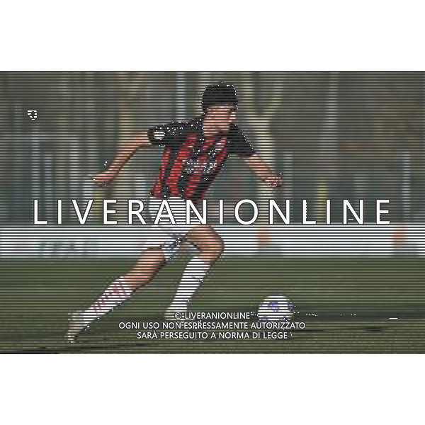 © TVRG Enrico Di Gesu’ (Milan) Milan vs Inter Campionato Primavera 1 TIM - 10a giornata Milano 17-02-2021 centro sportivo Peppino Vismara foto Roberto Garavaglia/ag. Aldo Liverani sas