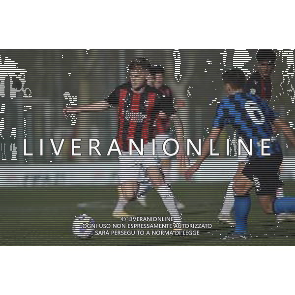 © TVRG Antonio Mionic (Milan) Milan vs Inter Campionato Primavera 1 TIM - 10a giornata Milano 17-02-2021 centro sportivo Peppino Vismara foto Roberto Garavaglia/ag. Aldo Liverani sas