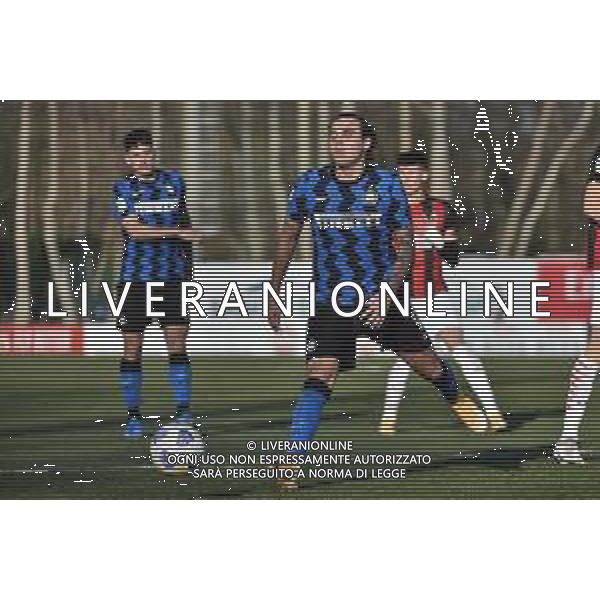 © TVRG Mattia Fonseca (Inter) Milan vs Inter Campionato Primavera 1 TIM - 10a giornata Milano 17-02-2021 centro sportivo Peppino Vismara foto Roberto Garavaglia/ag. Aldo Liverani sas