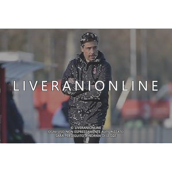 © TVRG Federico Giunti allenatore Milan Milan vs Inter Campionato Primavera 1 TIM - 10a giornata Milano 17-02-2021 centro sportivo Peppino Vismara foto Roberto Garavaglia/ag. Aldo Liverani sas