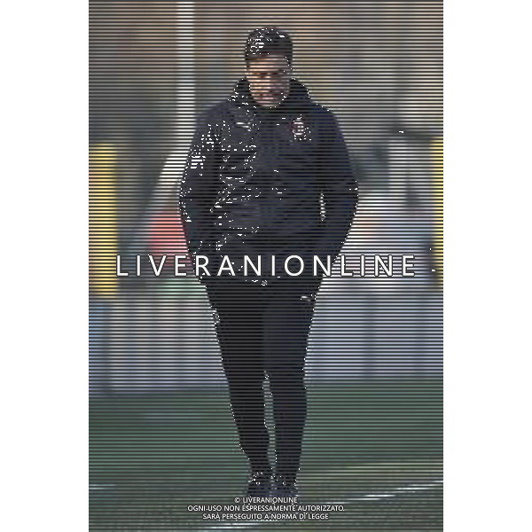 © TVRG Federico Giunti allenatore Milan Milan vs Inter Campionato Primavera 1 TIM - 10a giornata Milano 17-02-2021 centro sportivo Peppino Vismara foto Roberto Garavaglia/ag. Aldo Liverani sas