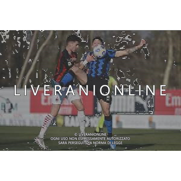 © TVRG Nikolaos Michelis (Milan) SX e Martin Satriano Costa (Inter) DX Milan vs Inter Campionato Primavera 1 TIM - 10a giornata Milano 17-02-2021 centro sportivo Peppino Vismara foto Roberto Garavaglia/ag. Aldo Liverani sas