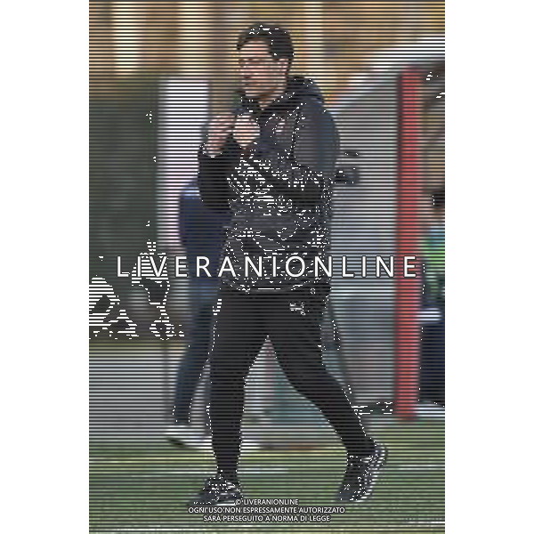© TVRG Federico Giunti allenatore Milan Milan vs Inter Campionato Primavera 1 TIM - 10a giornata Milano 17-02-2021 centro sportivo Peppino Vismara foto Roberto Garavaglia/ag. Aldo Liverani sas