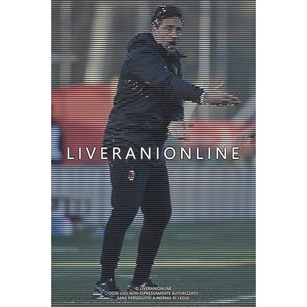 © TVRG Federico Giunti allenatore Milan Milan vs Inter Campionato Primavera 1 TIM - 10a giornata Milano 17-02-2021 centro sportivo Peppino Vismara foto Roberto Garavaglia/ag. Aldo Liverani sas