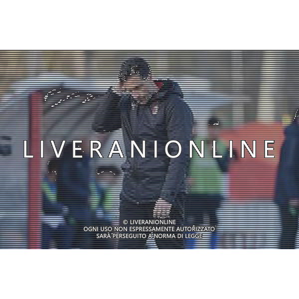 © TVRG Federico Giunti allenatore Milan Milan vs Inter Campionato Primavera 1 TIM - 10a giornata Milano 17-02-2021 centro sportivo Peppino Vismara foto Roberto Garavaglia/ag. Aldo Liverani sas