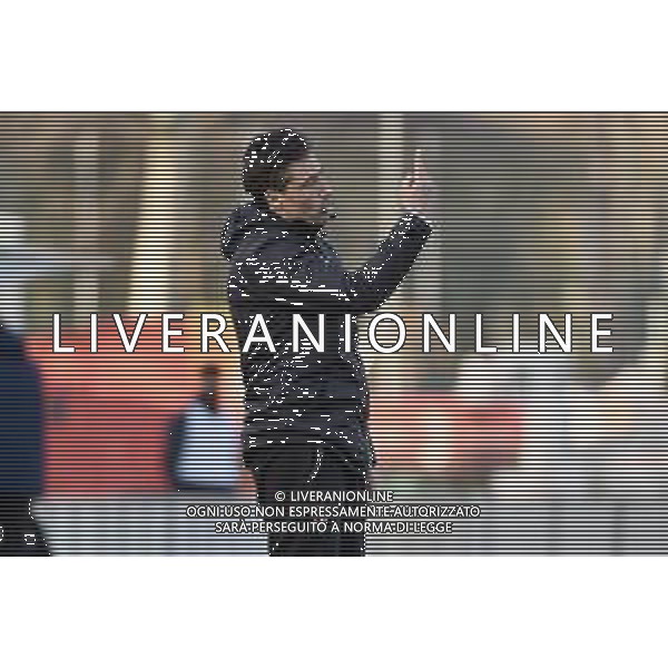 © TVRG Federico Giunti allenatore Milan Milan vs Inter Campionato Primavera 1 TIM - 10a giornata Milano 17-02-2021 centro sportivo Peppino Vismara foto Roberto Garavaglia/ag. Aldo Liverani sas