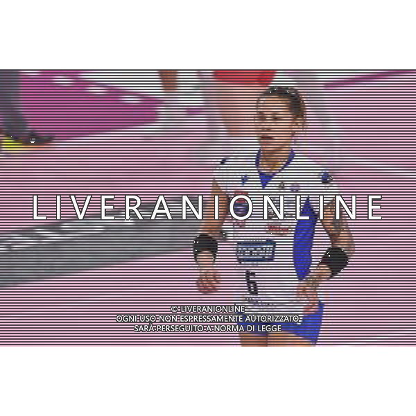 Lisa Guglielmi/LM - Savino Del Bene Scandicci vs Zanetti Bergamo - Volleyball Italian Serie A1 Women match 2020/2021 17 February 2021 - PalaRialdoli, scandicci, Italy Photo showing: Stephanie Enright (Zanetti Bergamo) @LM/Lisa Guglielmi AG ALDO LIVERANI SAS