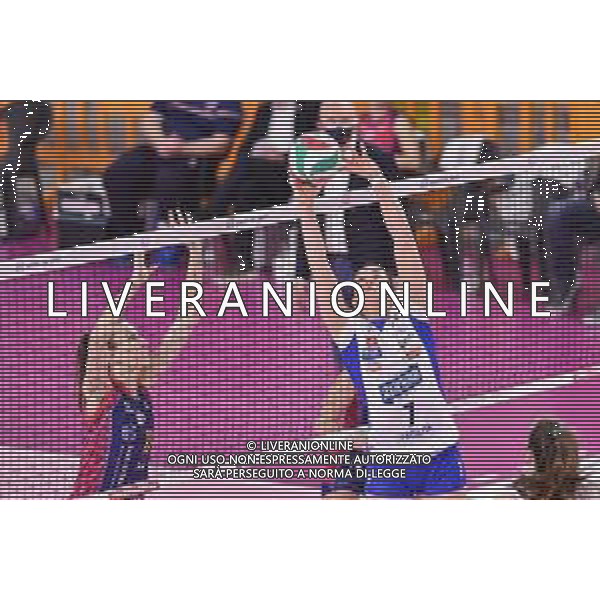 Lisa Guglielmi/LM - Savino Del Bene Scandicci vs Zanetti Bergamo - Volleyball Italian Serie A1 Women match 2020/2021 17 February 2021 - PalaRialdoli, scandicci, Italy Photo showing: Vittoria Prandi (Zanetti Bergamo) @LM/Lisa Guglielmi AG ALDO LIVERANI SAS