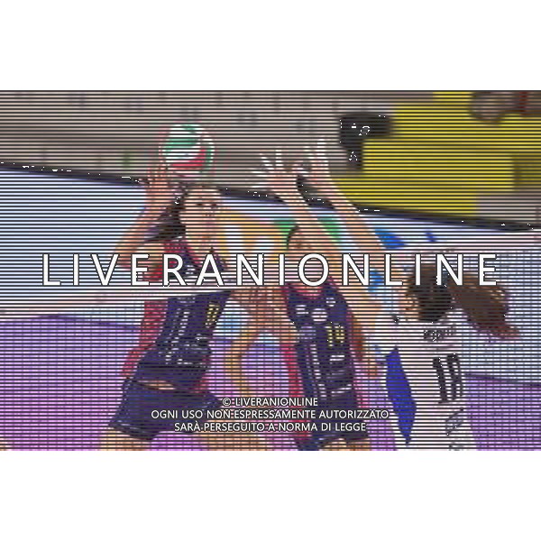 Lisa Guglielmi/LM - Savino Del Bene Scandicci vs Zanetti Bergamo - Volleyball Italian Serie A1 Women match 2020/2021 17 February 2021 - PalaRialdoli, scandicci, Italy Photo showing: Agnese Cecconello (Savino Del Bene Scandicci) @LM/Lisa Guglielmi AG ALDO LIVERANI SAS
