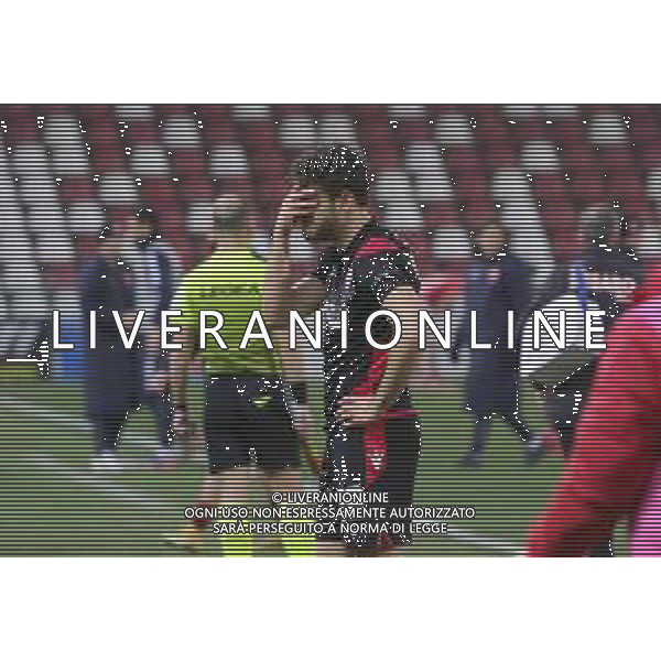 TRIESTINA - VIS PESARO CAMPIONATO CALCIO SERIE C LEGA PRO 17.02.2021 NELLA FOTO DELUSIONE A FINE GARA - GUCCI NICCOLO\' ©/AGENZIA ALDO LIVERANI SAS