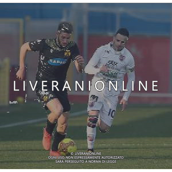 VIRTUS VERONA - RAVENNA CAMPIONATO CALCIO SERIE C LEGA PRO 17.02.2021 NELLA FOTO CRISTIAN SHIBA E DANTI DOMENICO ©SANTANDREA/AGENZIA ALDO LIVERANI SAS