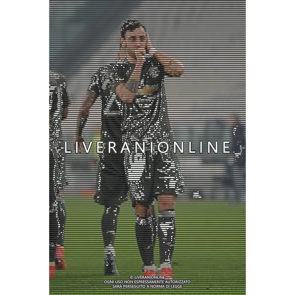 Torino 18.02.2021 Allianz Stadium Real Sociedad vs Manchester United Sedicesimi Andata Uefa Europa League 2020/2021 ©Viganti/Agenzia Aldo Liverani Nella foto: esultanza bruno fernandes dopo il gol del 0-2 ©Manuela Viganti/AGENZIA ALDO LIVERANI SAS