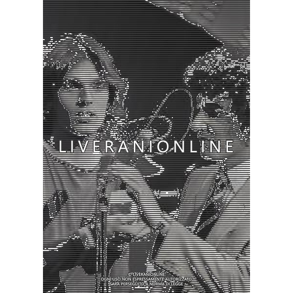 RETROSPETTIVA MIGUEL BOSE\' CANTANTE NELLA FOTO MIGUEL BOSE\' A SAINT VINCENT NELL\'ANNO 1980  AG ALDO LIVERANI SAS 