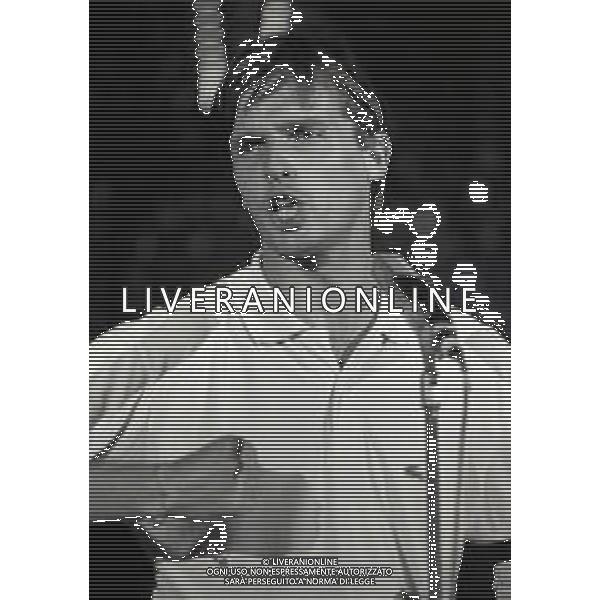 RETROSPETTIVA MIGUEL BOSE\' CANTANTE NELLA FOTO MIGUEL BOSE\' A VERONA A SAINT VINCENT NELL\'ANNO 1982  AG ALDO LIVERANI SAS 