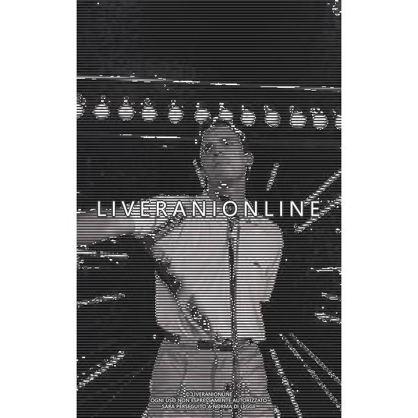 RETROSPETTIVA MIGUEL BOSE\' CANTANTE NELLA FOTO MIGUEL BOSE\' A VERONA A SAINT VINCENT NELL\'ANNO 1982  AG ALDO LIVERANI SAS 
