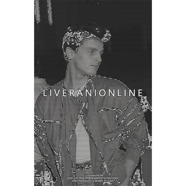 RETROSPETTIVA MIGUEL BOSE\' CANTANTE NELLA FOTO MIGUEL BOSE\' A VERONA A SAINT VINCENT NELL\'ANNO 1982  AG ALDO LIVERANI SAS 