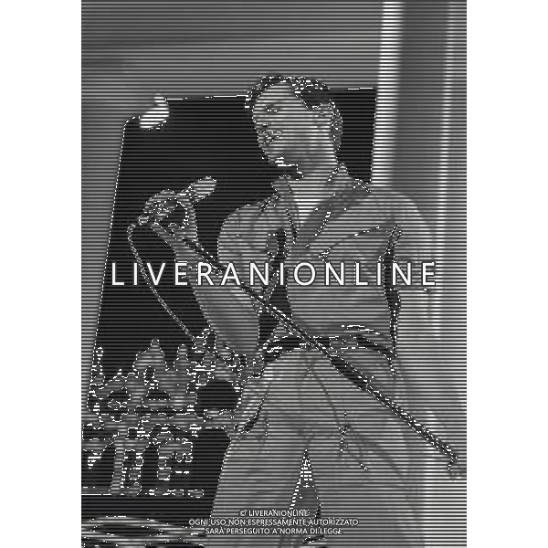 RETROSPETTIVA MIGUEL BOSE\' CANTANTE NELLA FOTO MIGUEL BOSE\' A VERONA A SAINT VINCENT NELL\'ANNO 1982  AG ALDO LIVERANI SAS 