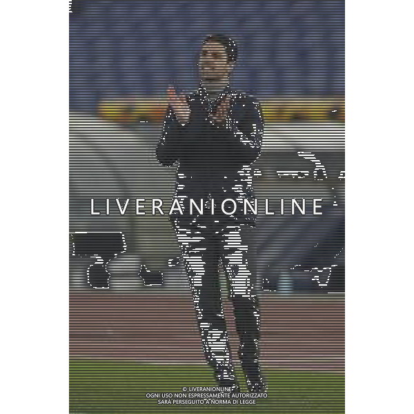 UEFA - EUROPA LEAGUE sedicesimi di finale 18/02/2021 Benfica - Arsenal nella foto: Mister Mikel Arteta(Arsenal) ©Claudio Zamagni/Agenzia Aldo Liverani Mister Mikel Arteta(Arsenal) during UEFA EUROPA LEAGUE match between BENFICA and ARSENAL at Olympic Stadium in Rome on February 18 2021. photo credit by Claudio Zamagni/Aldo Liverani Photo Agency