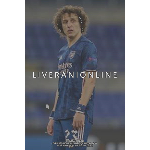 UEFA - EUROPA LEAGUE sedicesimi di finale 18/02/2021 Benfica - Arsenal nella foto: David Luiz(Arsenal) ©Claudio Zamagni/Agenzia Aldo Liverani David Luiz(Arsenal) during UEFA EUROPA LEAGUE match between BENFICA and ARSENAL at Olympic Stadium in Rome on February 18 2021. photo credit by Claudio Zamagni/Aldo Liverani Photo Agency