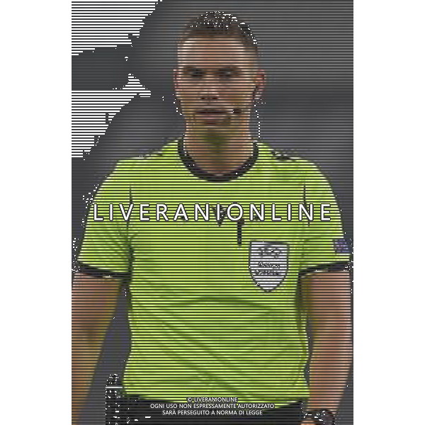 Torino 18.02.2021 Allianz Stadium Real Sociedad vs Manchester United Sedicesimi Andata Uefa Europa League 2020/2021 ©Viganti/Agenzia Aldo Liverani Nella foto: sandro scharer arbitro ©Manuela Viganti/AGENZIA ALDO LIVERANI SAS