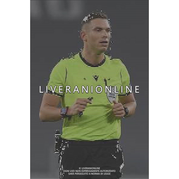 Torino 18.02.2021 Allianz Stadium Real Sociedad vs Manchester United Sedicesimi Andata Uefa Europa League 2020/2021 ©Viganti/Agenzia Aldo Liverani Nella foto: sandro scharer arbitro ©Manuela Viganti/AGENZIA ALDO LIVERANI SAS