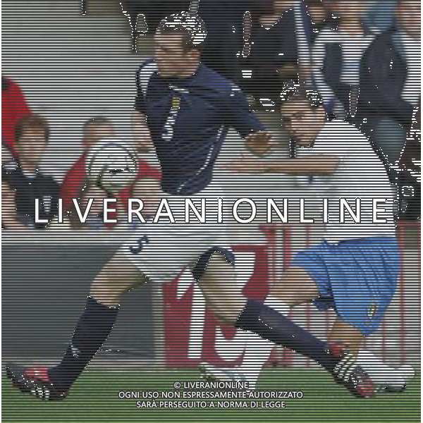 Motherwell (Scozia) 2 settembre 2005 Scozia - Italia under 21 nella foto: potenza e collins foto Luzzani / Ag. Aldo Liverani
