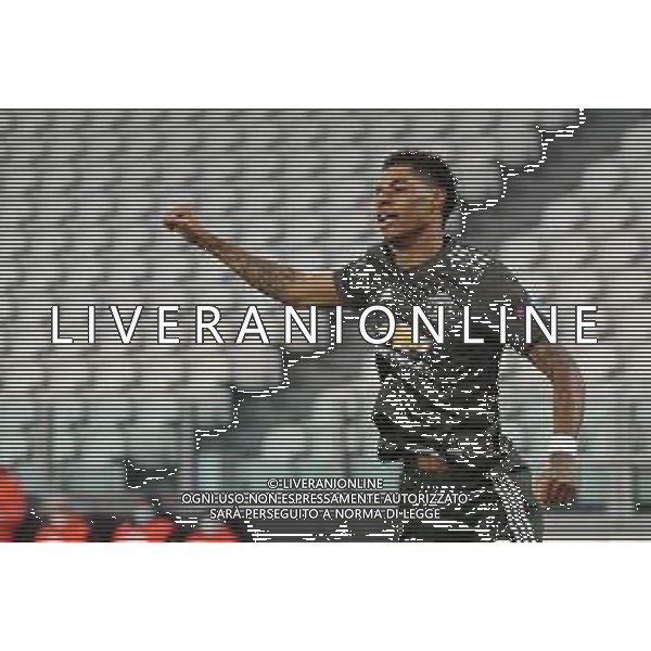 Torino 18.02.2021 Allianz Stadium Real Sociedad vs Manchester United Sedicesimi Andata Uefa Europa League 2020/2021 ©Viganti/Agenzia Aldo Liverani Nella foto: esultanza di marcus rashford dopo il gol del 0-3 ©Manuela Viganti/AGENZIA ALDO LIVERANI SAS