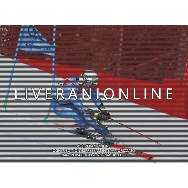 Luca Tedeschi/LM - 2021 FIS Alpine World SKI Championships - Giant Slalom - Men - alpine ski race 19 February 2021 - Labirinti, cortina (bl), Italy Photo showing: Giovanni FRANZONI (ITA) @LM/Luca Tedeschi AG ALDO LIVERANI SAS