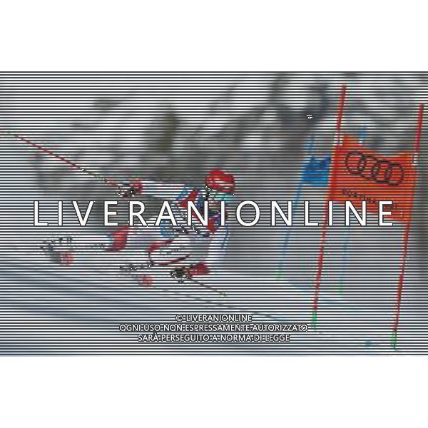 Francesco Scaccianoce/LM - 2021 FIS Alpine World SKI Championships - Giant Slalom - Men - alpine ski race 19 February 2021 - Labirinti, cortina (bl), Italy Photo showing: Loic Meillard (SUI) holds the 7th position after the first run @LM/Francesco Scaccianoce AG ALDO LIVERANI SAS