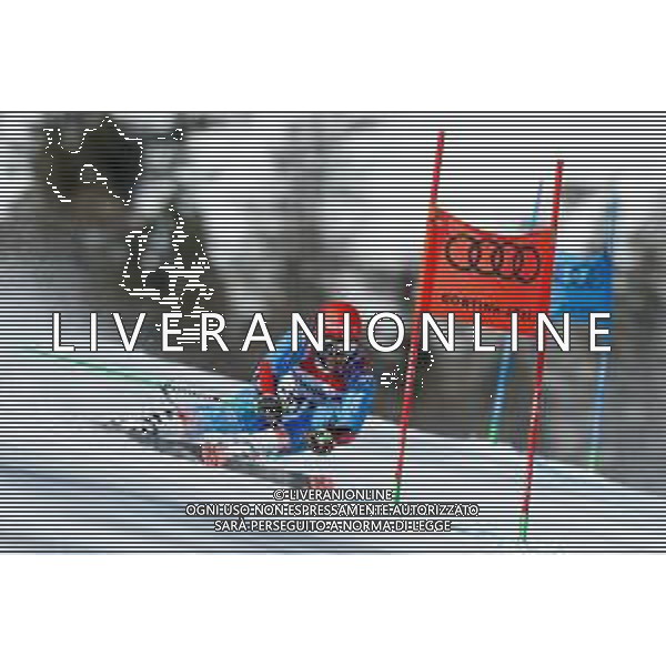 Francesco Scaccianoce/LM - 2021 FIS Alpine World SKI Championships - Giant Slalom - Men - alpine ski race 19 February 2021 - Labirinti, cortina (bl), Italy Photo showing: Giovanni Borsotti (ITA) qualifies for the second run @LM/Francesco Scaccianoce AG ALDO LIVERANI SAS