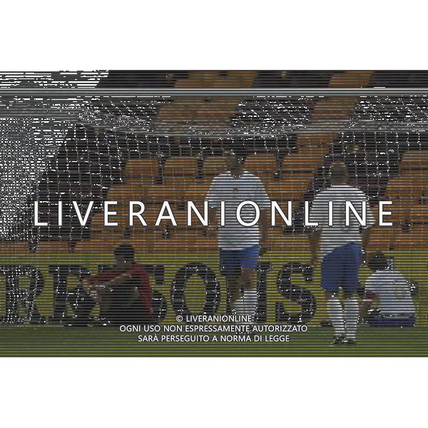 Motherwell (Scozia) 2 settembre 2005 Scozia - Italia under 21 nella foto: delusione giocatori italiani dopo gol diamond foto Luzzani / Ag. Aldo Liverani