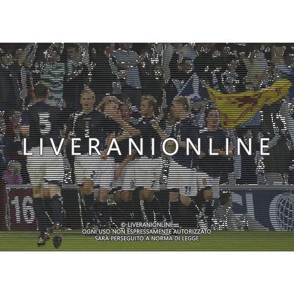 Motherwell (Scozia) 2 settembre 2005 Scozia - Italia under 21 nella foto: esultanza gol diamond foto Luzzani / Ag. Aldo Liverani