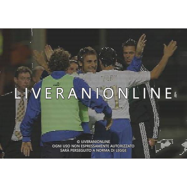 Motherwell (Scozia) 2 settembre 2005 Scozia - Italia under 21 nella foto: esultanza pepe foto Luzzani / Ag. Aldo Liverani