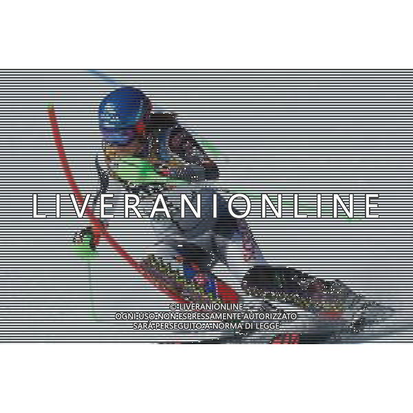 Francesco Scaccianoce/LM - 2021 FIS Alpine World SKI Championships - Slalom - Women - alpine ski race 20 February 2021 - Druscie, cortina (bl), Italy Photo showing: Petra Vlhova (SVK) is the second fastest after the first run @LM/Francesco Scaccianoce AG ALDO LIVERANI SAS