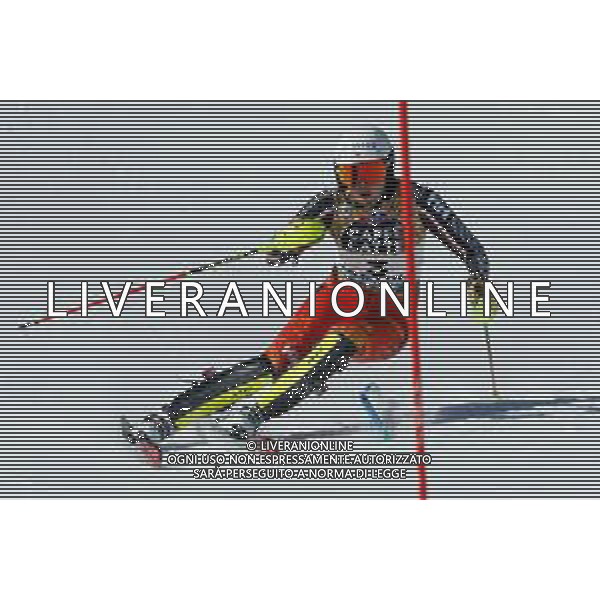 Francesco Scaccianoce/LM - 2021 FIS Alpine World SKI Championships - Slalom - Women - alpine ski race 20 February 2021 - Druscie, cortina (bl), Italy Photo showing: Laurence St-Germain (CAN) in action @LM/Francesco Scaccianoce AG ALDO LIVERANI SAS