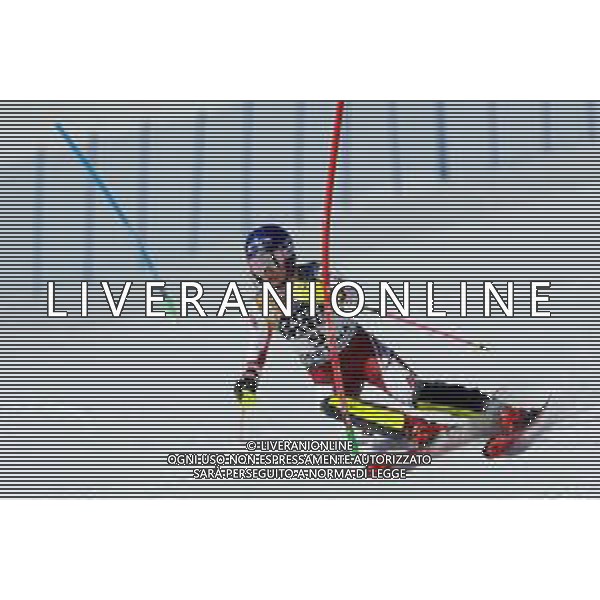 Francesco Scaccianoce/LM - 2021 FIS Alpine World SKI Championships - Slalom - Women - alpine ski race 20 February 2021 - Druscie, cortina (bl), Italy Photo showing: Chiara Mair (AUT) in action @LM/Francesco Scaccianoce AG ALDO LIVERANI SAS