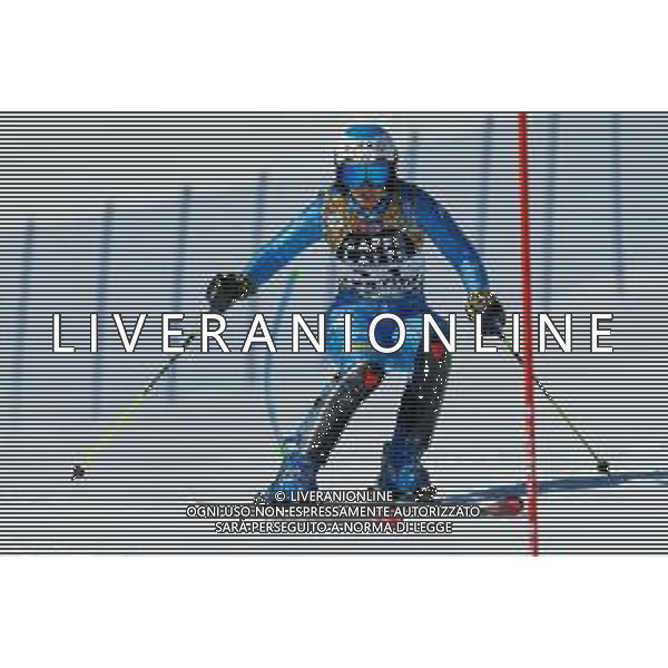Francesco Scaccianoce/LM - 2021 FIS Alpine World SKI Championships - Slalom - Women - alpine ski race 20 February 2021 - Druscie, cortina (bl), Italy Photo showing: Irene Curtoni (ITA) in action @LM/Francesco Scaccianoce AG ALDO LIVERANI SAS