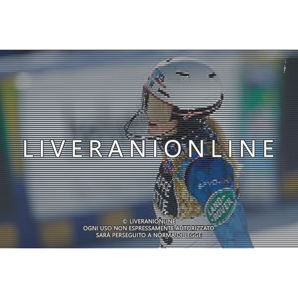 Francesco Scaccianoce/LM - 2021 FIS Alpine World SKI Championships - Slalom - Women - alpine ski race 20 February 2021 - Druscie, cortina (bl), Italy Photo showing: Nina O Brien (USA) @LM/Francesco Scaccianoce AG ALDO LIVERANI SAS