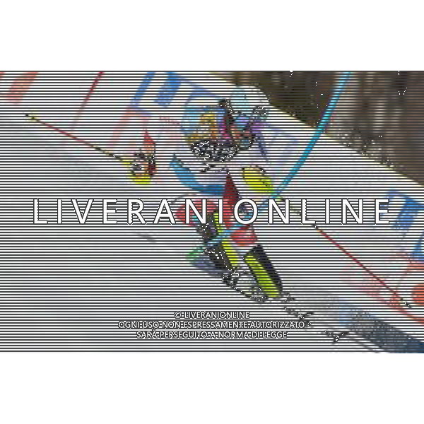 Luca Tedeschi/LM - 2021 FIS Alpine World SKI Championships - Slalom - Women - alpine ski race 20 February 2021 - Druscie, cortina (bl), Italy Photo showing: Wendy HOLDENER (SUI) @LM/Luca Tedeschi AG ALDO LIVERANI SAS